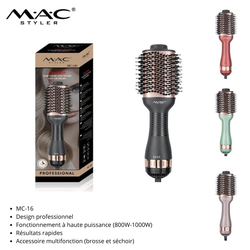 Brosse Soufflante 5 en 1 MC-16 فرشاة تصفيف الشعر الهوائية 5 في 1 MC-16