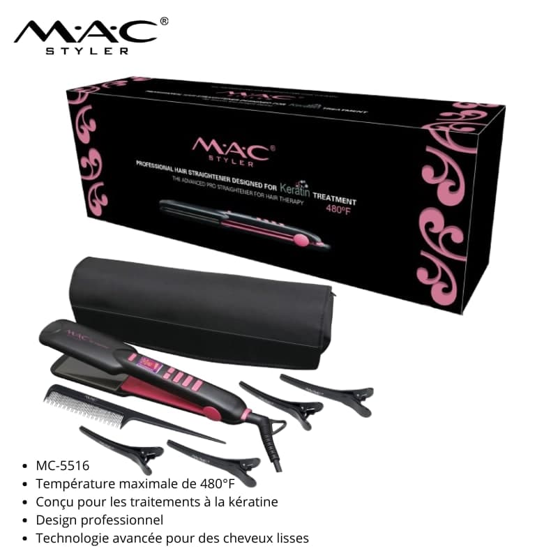Fer à Lisser Keratin Therapy 450°F مكواة فرد الشعر Keratin Therapy 450°F