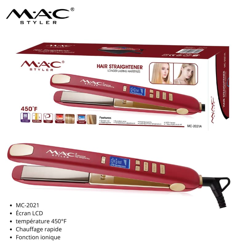 Lisseur de cheveux MAC Styler MC-2021 مصفف شعر MAC Styler MC-2021