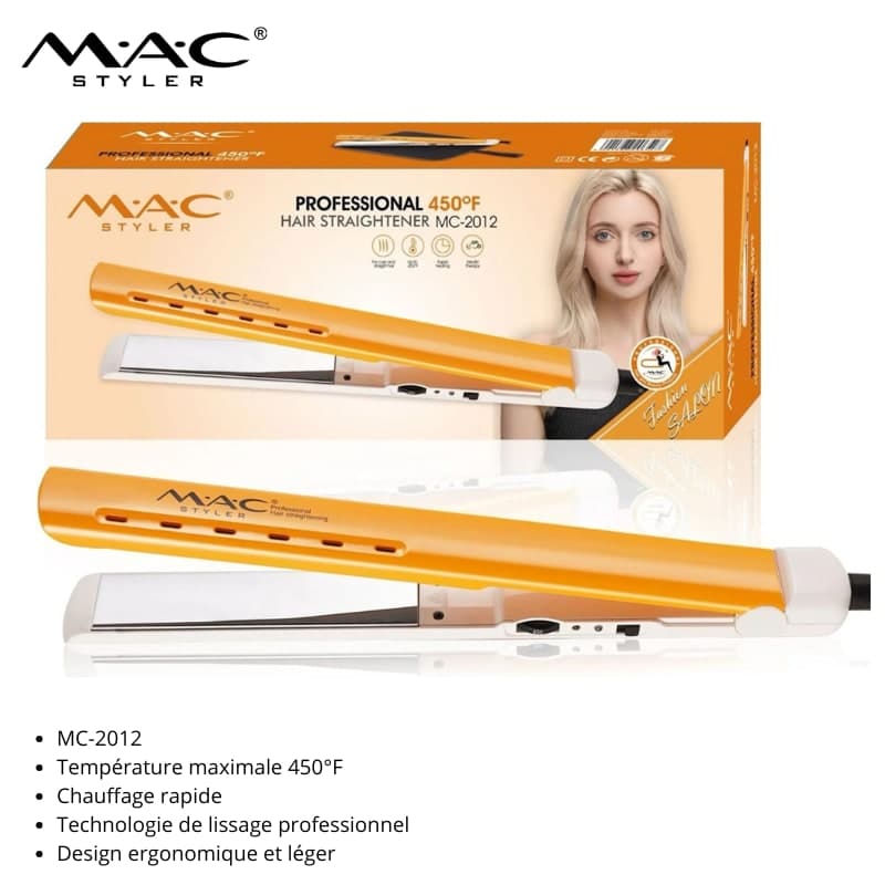 Fer à Lisser Professionnel MC-2012 مكواة شعر احترافية MC-2012 — vue 1